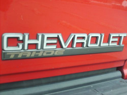 ***(*******clean 1995 chevy tahoe previous fire dept vehicle********