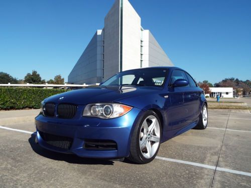 2008 bmw 135i base coupe m-sport pkg xenon leather xenon sunroof clean carfax