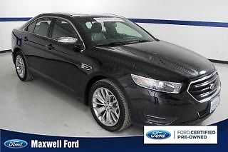 13 ford taurus 4 door sedan limited fwd leather certified pre owned