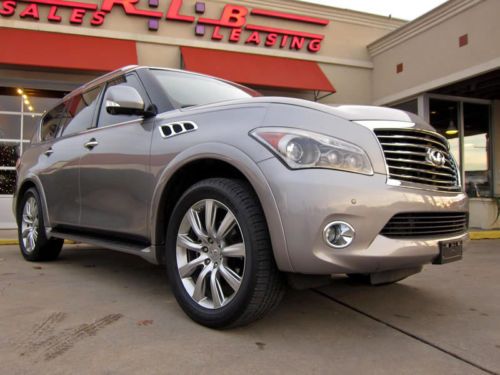 2012 infiniti qx56, 1-owner, navigation, dvd, leather, 22" wheels, more!