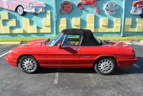 1991 alfa romeo spider veloce convertible 2-door 2.0l