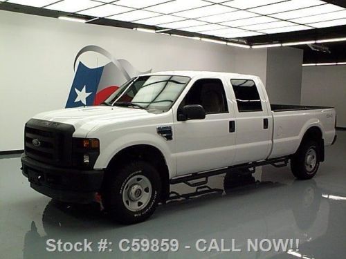 2008 ford f-350 crew long bed 4x4  v8 side steps 48k mi texas direct auto