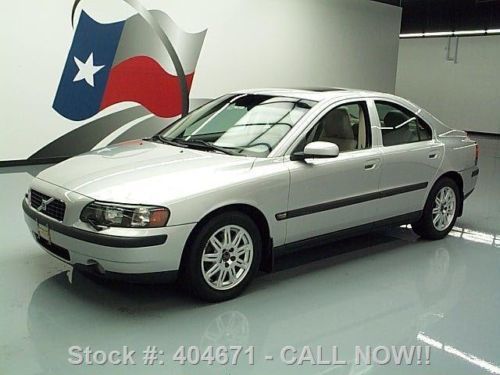 2004 volvo s60 heated leather sunroof xenons only 68k texas direct auto