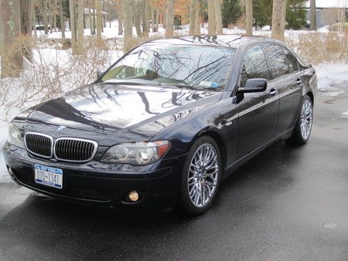 2008 bmw 750i sport monaco blue and tan