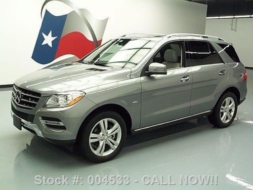 2012 mercedes-benz ml350 4matic awd p1 sunroof nav 18k texas direct auto