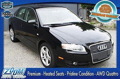 07 audi a4 2.0 turbo awd pristine condition cold weather pkg w/warranty