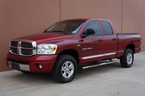 07 dodge ram 1500 4x4 quad cab 5.7 hemi laramie leather heated sts cd changer!!!