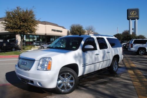 09 gmc yukon denali xl bucket leather navi dual dvd power sunroof