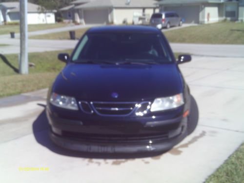 Saab 9-3 aero sedan 6 speed v6 leather sunroof fully loaded no reserve