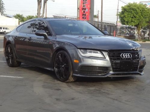 2013 audi a7 3.0t premium quattro damaged salvage runs! loaded only 13k miles!!