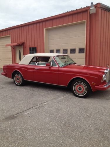 1986 rolls royce corniche ii beautiful dry rust free western vehicle low miles