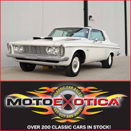 1963 plymouth belvedere-lifelong az car-64k actual miles-440 cid v8-max wedge