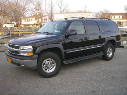 2004 chevrolet suburban 2500 lt  8.1l  leather/dvd/sunroof 4x4 big block 3/4 ton