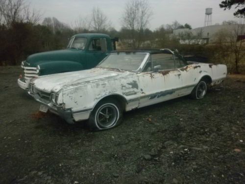 1967 cutlass 442 project oldsmobile rat rod barn find convertible restomod