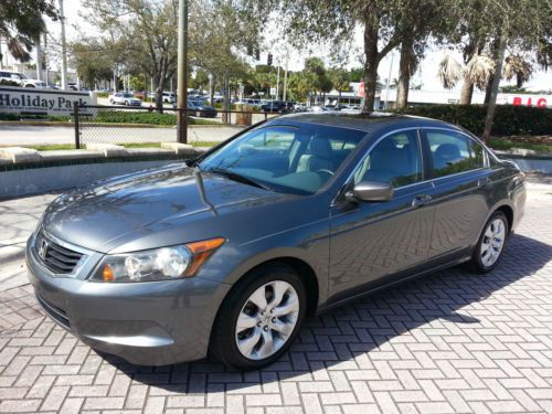 2008 honda accord ex-l 4cyl v-tec 1 owner navigation dvd leather sunroof 5spd fl