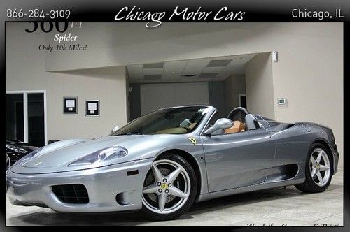 2001 ferrari 360 spider f1 only 10k miles! daytona seats cd changer serviced! $$