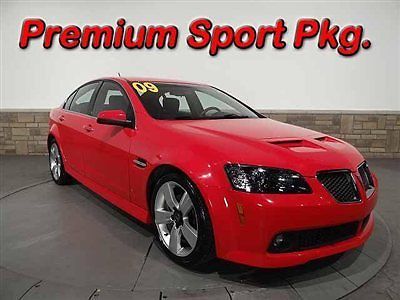 Gt low miles 4 dr sedan automatic gasoline 6.0l v8 sfi ohv 16v liquid red