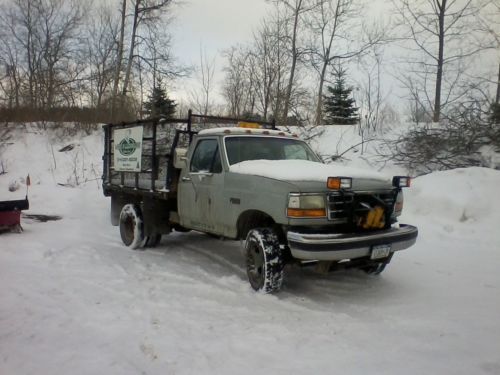 1995 ford f-350 4x4 dump w/ plow