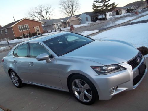 2013 lexus gs350  navigation 16k miles camera shades chrome wheels runs like new