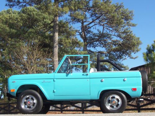 Gorgeous uncut original 1968 ford bronco rust free restored show and go must see