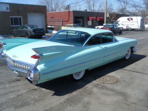 1959 cadillac series 62 coupe!!! beautiful pinehurst green rare! look!!