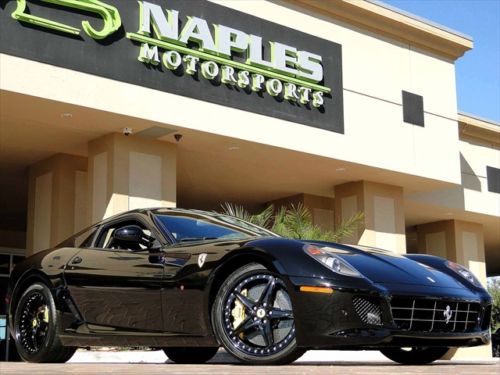 2010 ferrari 599 hgte, alcantara carpet, tons of carbon fiber, recaro daytona&#039;s