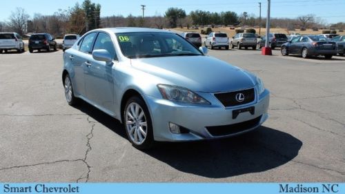 2006 lexus is 250 all wheel drive import automatic luxury cars awd autos roof