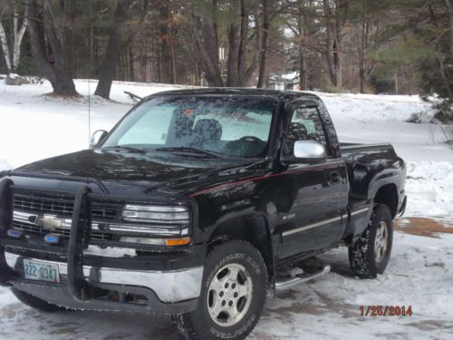 Black side step duel side exhaust brush pusher bar in front some rust under door