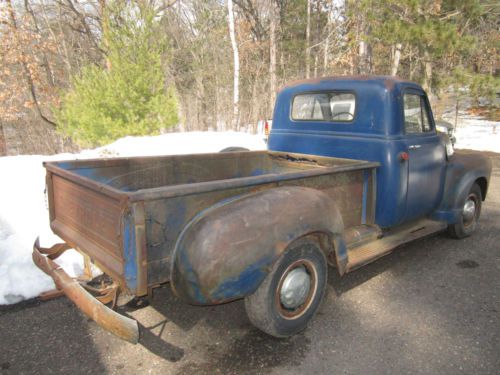 Vintage Original 1954 54 Chevy 3600 Pickup Truck 3 Window Farm Truck patina, image 6