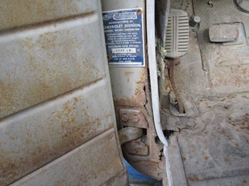 Vintage Original 1954 54 Chevy 3600 Pickup Truck 3 Window Farm Truck patina, image 17