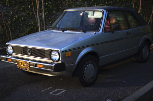 1980 vw rabbit karmann convertible