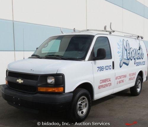 2004 chevrolet 2500 express utility van work shelves work van am/fm ac