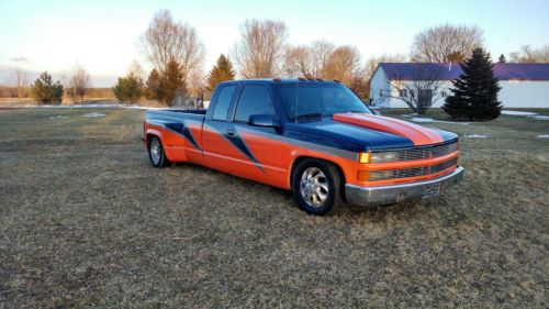 1999 chevrolet dually ext. cab custom lowered 454 supercharge 2wd