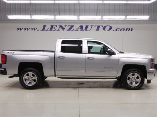 2014 chevrolet silverado 1500 crew-short-ltz-reverse camera-leather-4wd