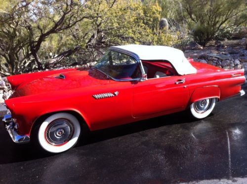 55 ford thunderbird convertible