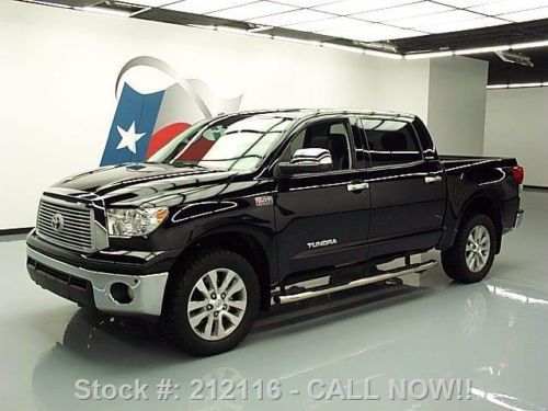 2012 toyota tundra platinum crewmax 4x4 sunroof nav dvd texas direct auto