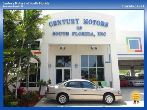 2003 chevy impala 3.4l v6 auto low mileage 1 owner niada certified warranty