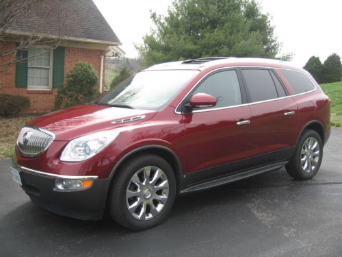 2010 buick enclave cxl-2, awd, sunroof, leather, navigation, rebuilt title