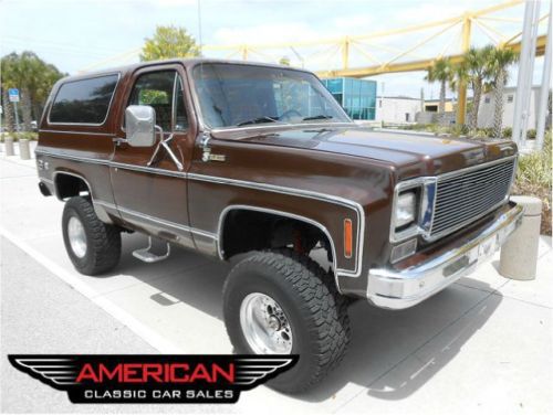 78 blazer 4x4 cheyenne super straight solid rust free lift kit in florida