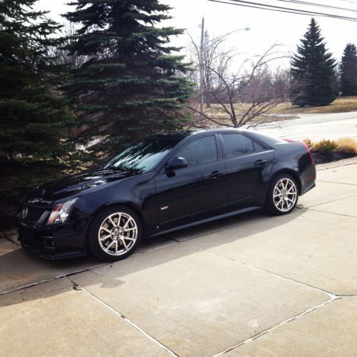 2009 cadillac cts-v ***700hp*** recaro, 6 speed, ultraview, nav, 46k, loaded