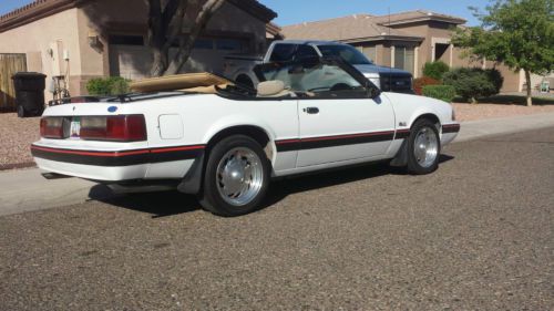 1987 5.0 Ford Mustang Foxbody Convertible - rare tan interior and top, image 3