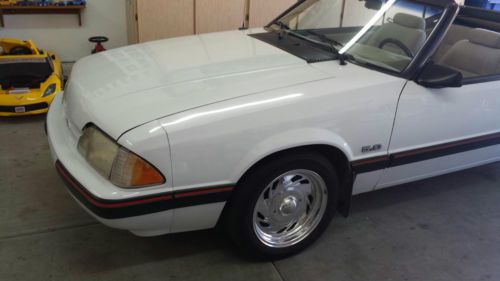 1987 5.0 Ford Mustang Foxbody Convertible - rare tan interior and top, image 7