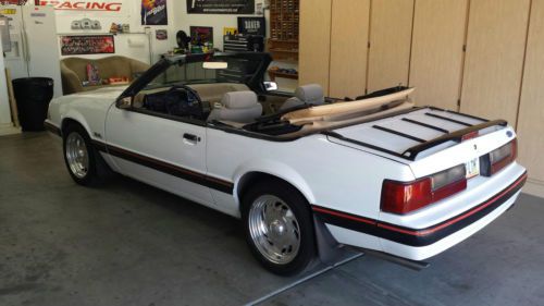 1987 5.0 Ford Mustang Foxbody Convertible - rare tan interior and top, image 8