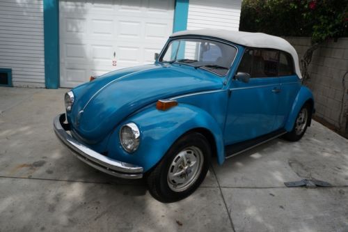 72 vw beetle convertible - same owner for 35 yrs - california car - nice driver
