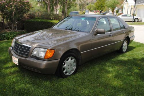 1992 300se mercedes-benz s class desert taupe clean low miles