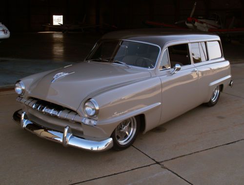 1953 plymouth savoy wagon custom resto-rod ram jet powered chevy ford