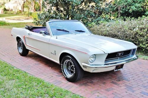 Absolutly stunning rare 68 ford mustang convertible v-8 auto,p.s must see drive