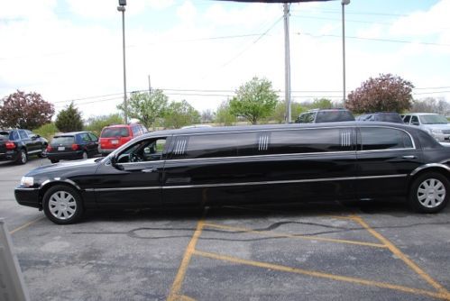 LIMO LIMOUSINE LINCOLN TOWN CAR FORD LOW PRICE 2004 BLACK STRETCH LUXURY RARE, US $15,000.00, image 5