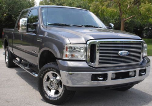 06 f250 super duty  lariat 4x4 crew cab, 6.0l v8, diesel, one owner, no reserve.