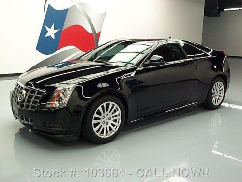 2012 cadillac cts 3.6l coupe leather park assist 27k mi texas direct auto